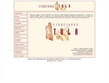 Tablet Screenshot of creacionestula.com